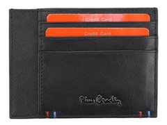 Pierre Cardin | Port card barbati din piele naturala GPB046, Negru